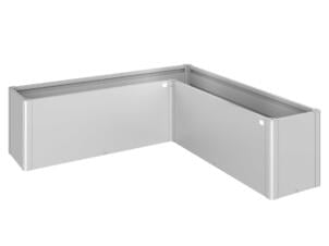 Biohort Belvedere Midi Gr. L 200 moestuinbak 201x201 cm zilver metallic