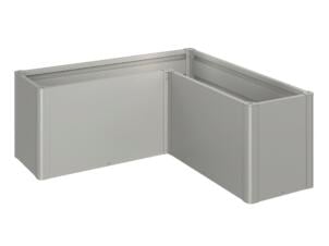 Biohort Belvedere Midi T. L 150 bac potager 152x152 cm gris quartz métallique