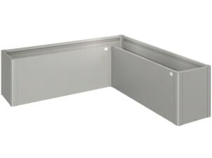 Biohort Belvedere Midi T. L 200 bac potager 201x201 cm gris quartz métallique
