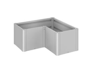 Biohort Belvedere Mini Gr. L 100 moestuinbak 102x102 cm zilver metallic