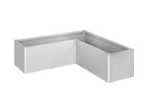 Biohort Belvedere Mini Gr. L 150 moestuinbak 152x152 cm zilver metallic