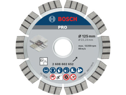 Bosch Professional Best for Concrete diamantschijf 125x2,2x22,23 mm