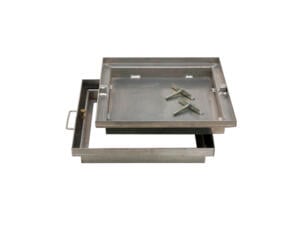 Betegelingsdeksel 39x39 cm aluminium