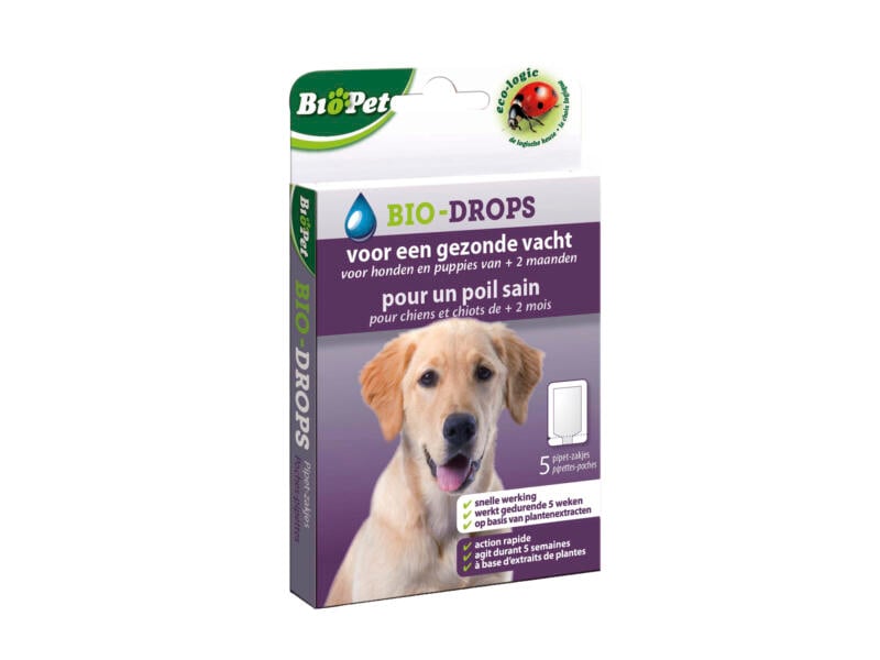 Bio-Drops antiparasites pour chiens