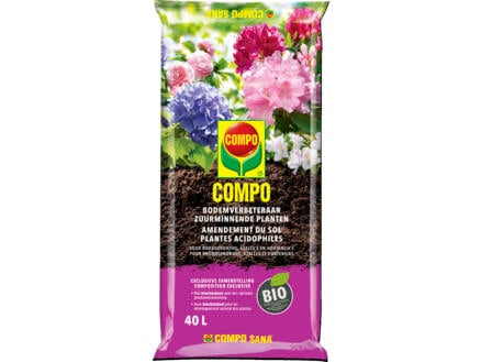 Compo Bio bodemverbeteraar zuurminnende planten 40l 1
