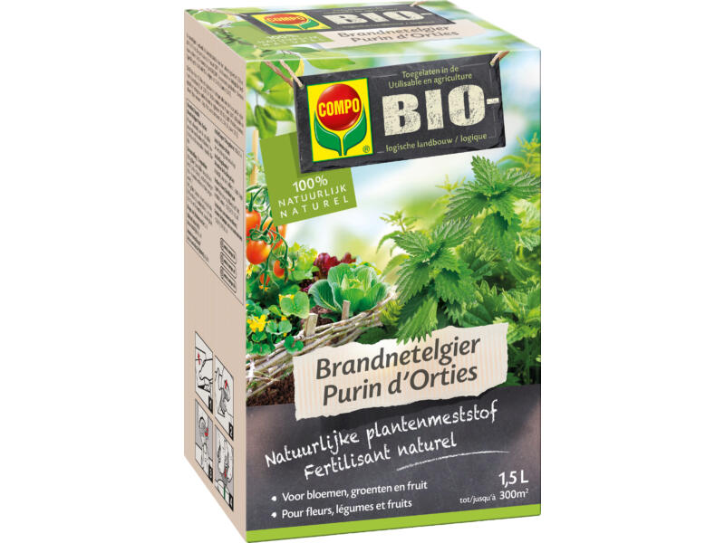 Compo Bio brandnetelgier 1,5l