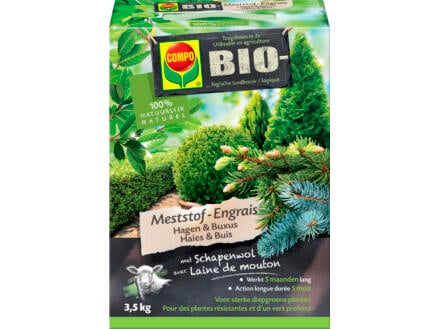 Compo Bio meststof buxus en hagen 3,5kg 1