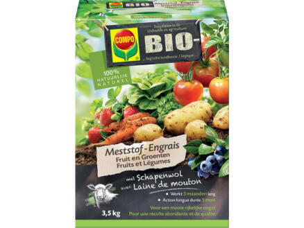 Compo Bio meststof fruit & groenten 3,5kg 1