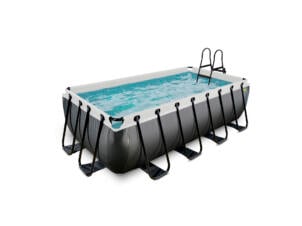 Exit Toys Black Leather piscine 400x200x100 cm + pompe filtrante