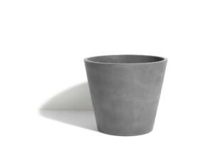 Bloempot 25cm grijs