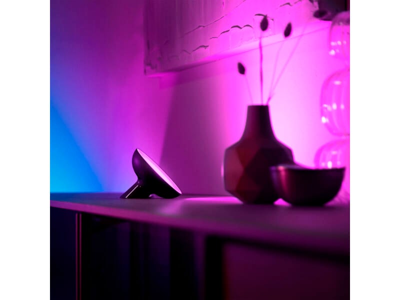 Philips Hue Bloom LED tafellamp 7,1W dimbaar RGB zwart