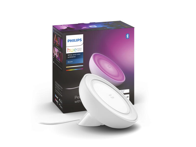 Philips Hue Bloom lampe de table LED 7,1W dimmable RGB blanc