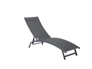Garden Plus Bocca chaise longue anthracite
