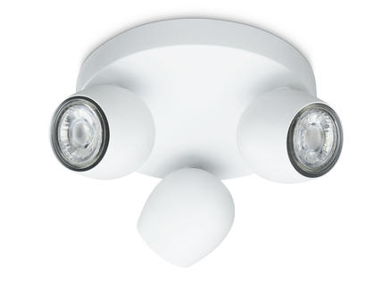 Prolight Bola spot de plafond LED GU10 3x3W 1