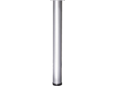 Bonita meubelpoot rond 76mm 72cm aluminium
