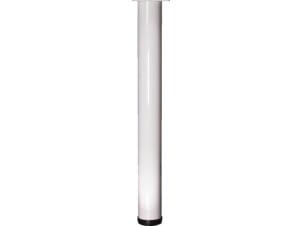 Bonita meubelpoot rond 76mm 72cm metaal wit