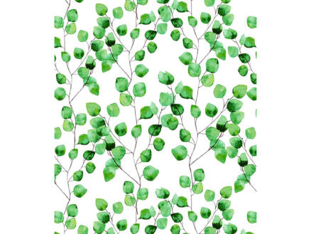 Finesse Bonita toile cirée 140cm leave green par mètre courant 1