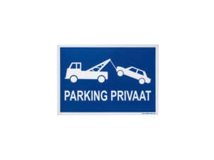 Bord parking privaat 33x23 cm