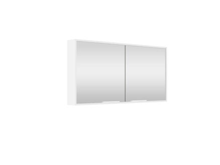 Allibert Border spiegelkast 120cm 2 deuren glanzend wit 1