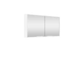 Allibert Border spiegelkast 120cm 2 deuren glanzend wit