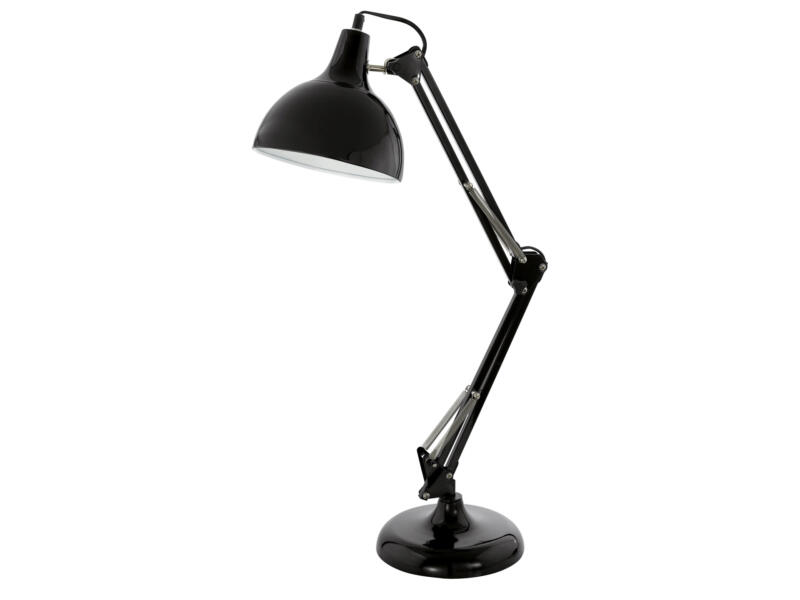 Eglo Borgillio bureaulamp E27 max. 40W zwart