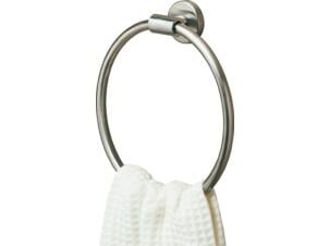 Tiger Boston handdoekring 21x22,8 cm inox geborsteld