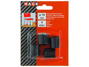 Mack Bouchon de tube 19mm vinyl 4 pièces