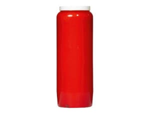 Bougie de neuvaine 9 jours rouge