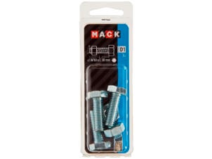 Mack Boulon de pression avec écrou M10 30mm zingué 3 pièces