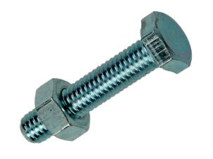 Mack Boulon de pression avec écrou M6 30mm zingué 12 pièces