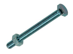 Mack Boulon de pression avec écrou M6 60mm zingué 30 pièces