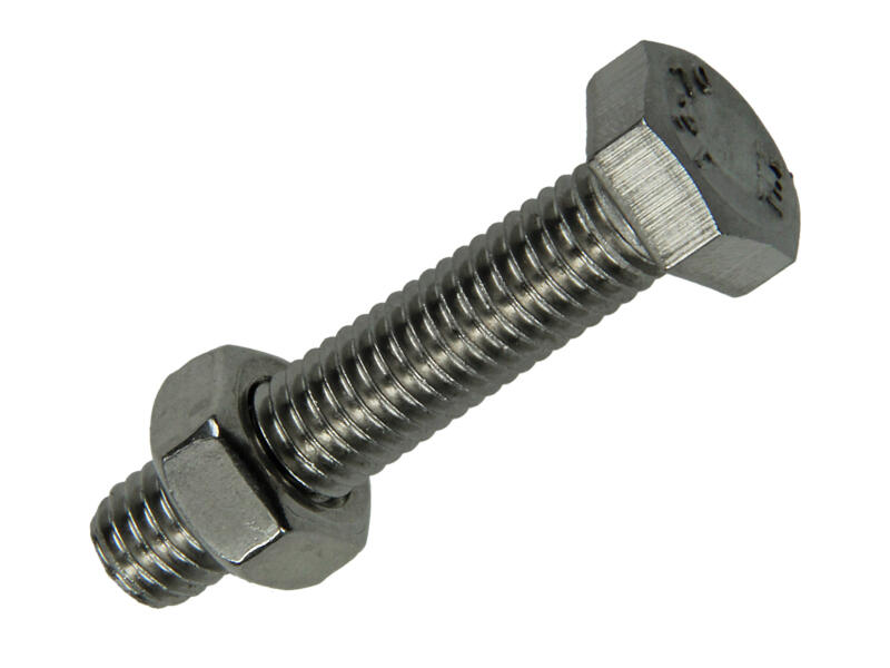 Mack Boulon de pression avec écrou M8 40mm inox 2 pièces Mack Boulon de pression avec écrou M8 40mm inox 2 pièces