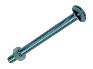 Mack Boulon poêlier avec écrou M6 70mm zingué 4 pièces