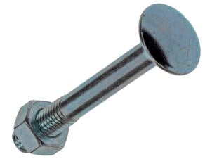 Sam Boulon pour bois avec écrou M10 80mm zingué