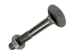 Mack Boulon pour bois avec écrou M6 40mm inox 4 pièces