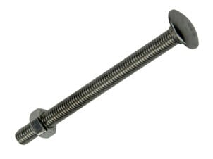 Mack Boulon pour bois avec écrou M8 100mm inox