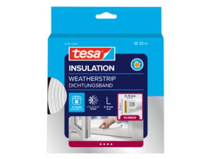Tesa Bourrelet P 25m 0,9cm blanc
