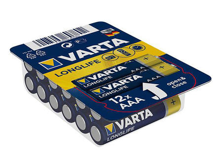 Varta Box Longlife batterijen AAA 12 stuks 1