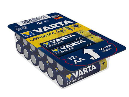 Varta Box piles Longlife AA 12 pièces 1
