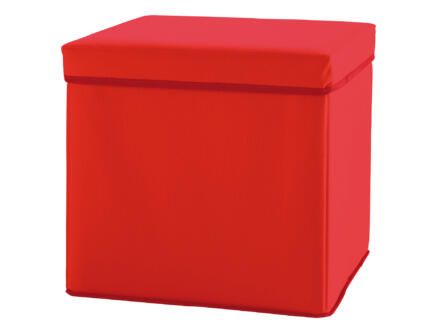 Boxy pouf 37,5x37,5x34,5 cm rouge 1