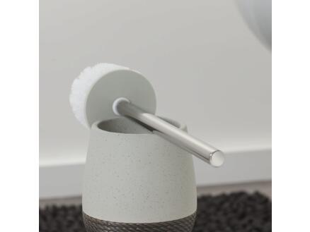Sealskin Braid toiletborstel met houder lichtgrijs