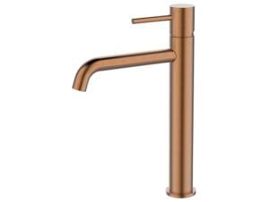 Sanimar Brasil mitigeur lavabo haut cuivre bronze brossé