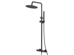 Sanimar Brasil regendoucheset thermostatisch zwart