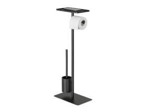 Sealskin Brix WC-asseccoireset met planchet zwart