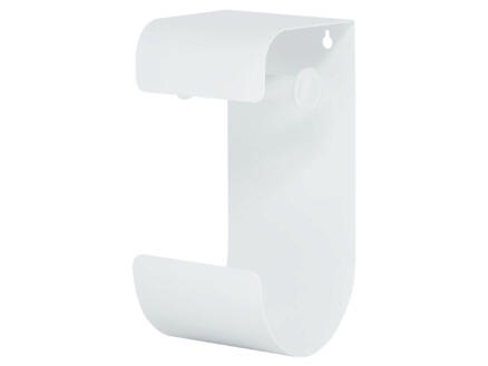 Sealskin Brix porte-papier toilette double métal blanc 1