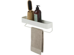 Sealskin Brix porte-serviettes avec tablette 35cm blanc