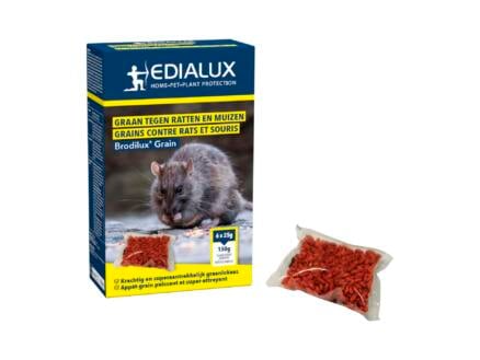 Edialux Brodilux grains contre rats et souris 150g 1