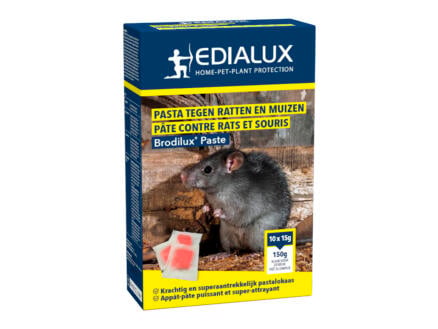 Edialux Brodilux pasta tegen ratten en muizen 150g