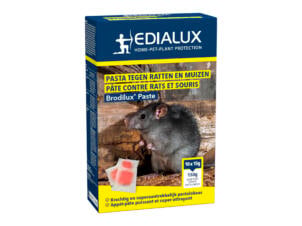 Edialux Brodilux pasta tegen ratten en muizen 150g