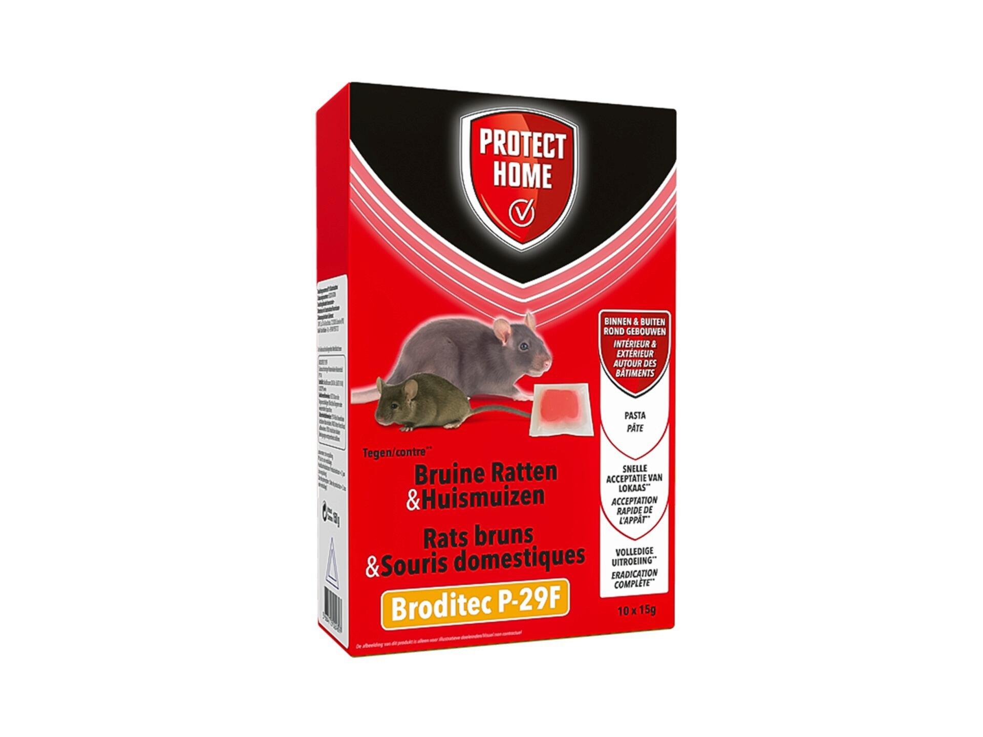 Protect Home Broditec P-29F pâte anti-rats bruns & anti-souris domestiques